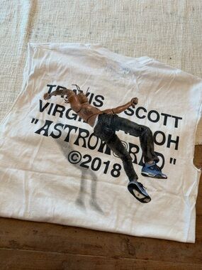 Travis Scott White Tank Top Graphic